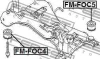 Сайлентблок підрамника (зад.) Mazda 3 03-08 FEBEST FM-FOC5 (фото 2)
