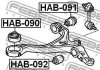 Сайлентблок переднього важеля (знизу) Accord 03-08 FEBEST HAB-091 (фото 2)