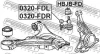 Пильник шарової опори Civic/CR-V 06- FEBEST HBJB-FD (фото 2)