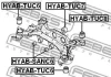 Сайлентблок диференціалу Hyundai Tucson/Kia Sportage 04-10 FEBEST HYAB-TUC7 (фото 2)