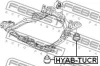 Сайлентблок балки (знизу) SANTA FÉ I/TUCSON/SPORTAGE II 99-15 FEBEST HYAB-TUCR (фото 2)