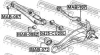 Сайлентблок важеля задн. Citroen C-Crosser/Peugeot 4007/Outlander 08- FEBEST MAB-107 (фото 2)
