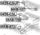 Сайлентблок важеля Lancer 00-09 FEBEST MAB-120 (фото 2)