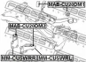 Сайлентблок заднього дифференціалу Lancer/Outlander -06 FEBEST MAB-CU20DM1 (фото 2)