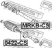Пильник рульової рейки Lancer 00-09 FEBEST MRKB-CS (фото 2)