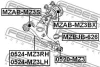 Сайлентблок переднього важеля (зад.) Mazda 3/5/Focus 03- FEBEST MZAB-MZ3BX (фото 2)