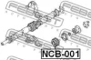 Підшипник проміжний кардана X-Trail/NAVARA/FX35 2.4-2.5 01- FEBEST NCB-001 (фото 2)