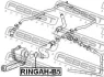 Ущільнююче кільце патрубка картера Audi A3/Octavia 96-13 FEBEST RINGAH-B5 (фото 2)