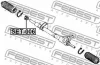 Ремкомплект рульової рейки Megane II/Scenic II 02-08 FEBEST SET-006 (фото 2)