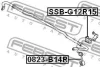 Втулка стабілізатора зад. Impreza 00- FEBEST SSB-G12R15 (фото 2)