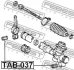 Сайлентблок рульової рейки RAV 4 00-05 FEBEST TAB-037 (фото 2)