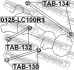 Сайлентблок важеля (зад./попереч.) Land Cruiser 100 98-07 FEBEST TAB-134 (фото 2)