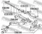 Сайлентблок важеля зад. нижнього Avensis 02- FEBEST TAB-204 (фото 2)