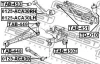 Сайлентблок заднього важеля RAV 4 06- FEBEST TAB-451 (фото 2)