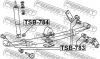 Втулка амортизатора заднього Mitsubishi L 200 05-15 FEBEST TSB-784 (фото 2)