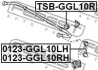 Втулка заднього стабілізатора D21 FEBEST TSBGGL10R (фото 2)