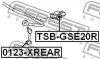 Втулка заднього стабілізатора комплект d16.3 FEBEST TSBGSE20R (фото 2)