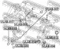 Сайлентблок задньої балки Volvo XC 90 02-14 FEBEST VLAB-014 (фото 2)