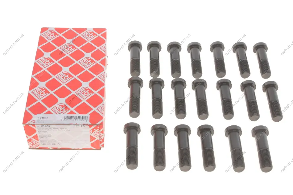 Шпилька колеса (заднього) DB814 (M18x1.5mm) FEBI BILSTEIN 01647 (фото 1)