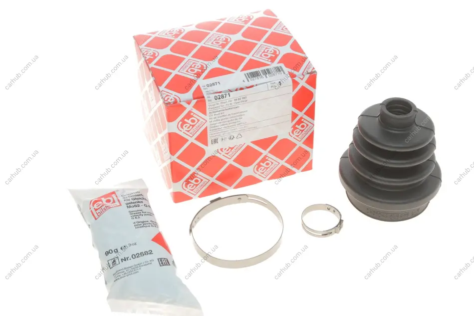 Пильник ШРКШ (внутрішній) Opel Astra/Vectra/Kaddet 81-02 (21x65x95mm) (к-кт) FEBI BILSTEIN 02871 (фото 1)