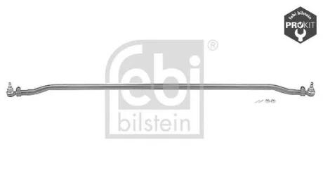 Рульова тяга поперечна передн (довжина: 1352мм, 18) MERCEDES T1 (601), T1 (601, 611), T1 (602), T1 (B601), T1 (B602), T1/TN, T2/LN1 2.3-3.0D 04.77-02.96 FEBI BILSTEIN 03388