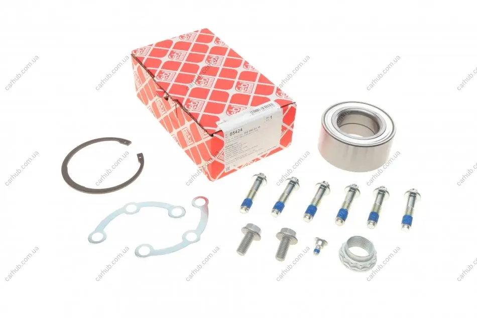 Підшипник маточини (задньої) MB E-class (W124/W210) 93-02 (45х84х39) (к-кт) FEBI BILSTEIN 05424 (фото 1)