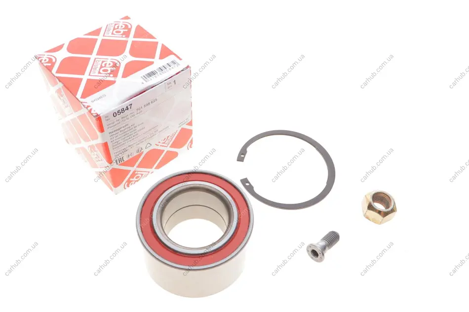 Підшипник маточини (передньої/задньої) VW T4 91-03 (45x80x45) к-кт FEBI BILSTEIN 05847 (фото 1)