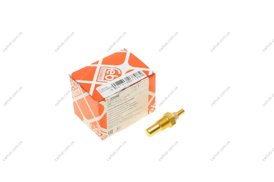 Датчик температури охолоджуючої рідини Ford Transit 1.6/2.0 -94 (1/8x27 NPTF) FEBI BILSTEIN 07798 (фото 1)