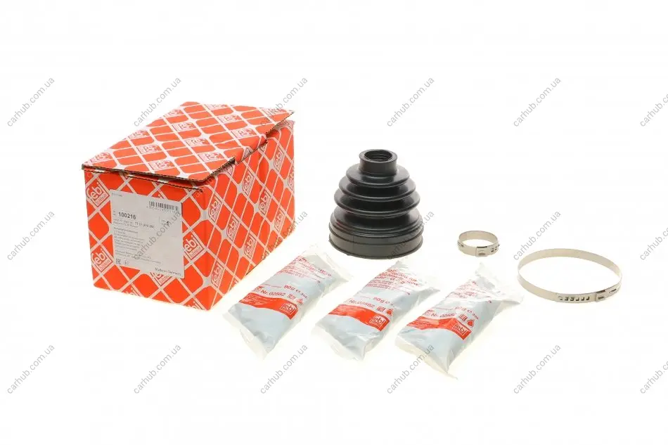 Пильник ШРКШ (внутрішній) Renault Trafic 2.0dci 06-/Master 2.3/2.5dci 06- (к-кт) FEBI BILSTEIN 100216 (фото 1)