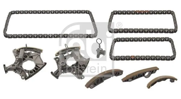 Ланцюг приводу ГРМ (к-кт) Audi A4/A6/A8 2.4/3.2 04-10 (ланцюг + елементи) FEBI BILSTEIN 100745 (фото 1)