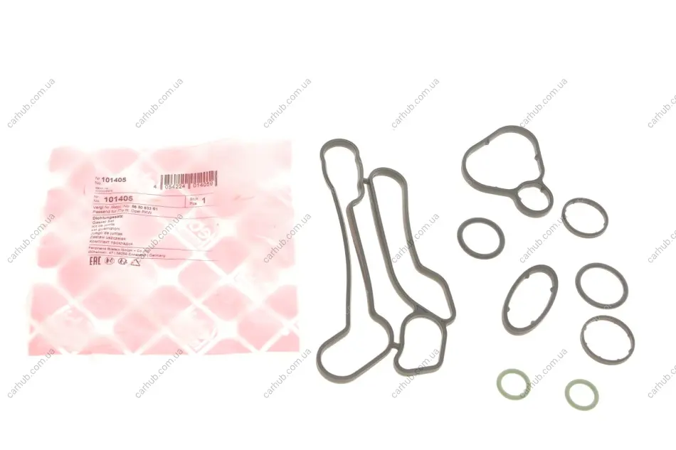 Прокладка радіатора масляного Chevrolet Aveo 1.6 11- /Opel Astra H 1.6 06- (к-кт) FEBI BILSTEIN 101405 (фото 1)
