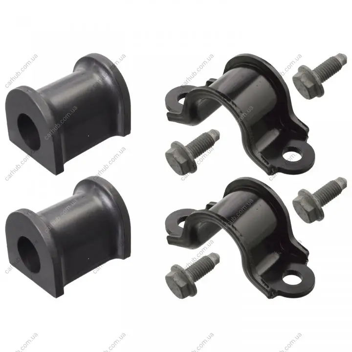 Втулка стабілізатора (заднього) VW Caddy 09- (d=20mm) (к-кт 2шт) FEBI BILSTEIN 106260 (фото 1)