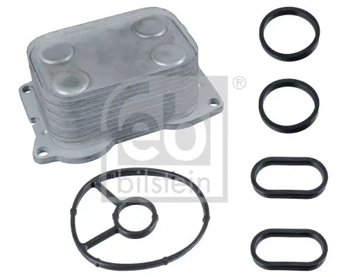 Масляний радіатор CITROEN C4, C4 GRAND PICASSO I, C4 I, C4 II, C4 PICASSO I, C5 II, C5 III, C8, DS4, DS5, JUMPY I, JUMPY II FIAT SCUDO, ULYSSE FORD C-MAX, C-MAX II 2.0/2.0D/2.0DH 10.99- FEBI BILSTEIN 107180 (фото 1)