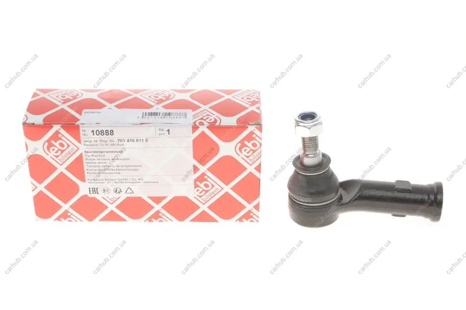 Наконечник тяги рульової (L) VW T4 90- FEBI BILSTEIN 10888 (фото 1)