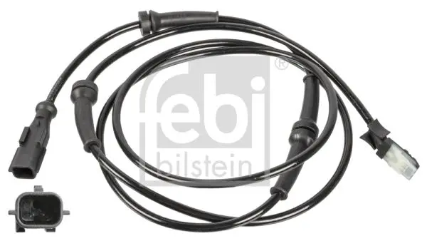 Датчик ABS задн прав MERCEDES CITAN MIXTO (DOUBLE CABIN), CITAN (W415), CITAN/NADWOZIE WIELKOPRZESTRZENNE (W415) RENAULT KANGOO BE BOP, KANGOO EXPRESS, KANGOO II 1.2-Electric 02.08- FEBI BILSTEIN 109538 (фото 1)