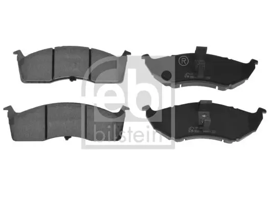 Комплект гальмівних колодок передн, CHRYSLER GRAND VOYAGER III, NEON, NEON II, VISION, VOYAGER III DODGE CARAVAN 1.6-3.8 09.93-12.06 FEBI BILSTEIN 116366 (фото 1)