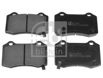 Комплект гальмівних колодок задн, CADILLAC CTS, CTS SPORT, STS CHEVROLET CAMARO CHRYSLER 300C DODGE CHALLENGER, CHARGER, DURANGO JEEP GRAND CHEROKEE, GRAND CHEROKEE III 2.7-Electric 09.04- FEBI BILSTEIN 116382