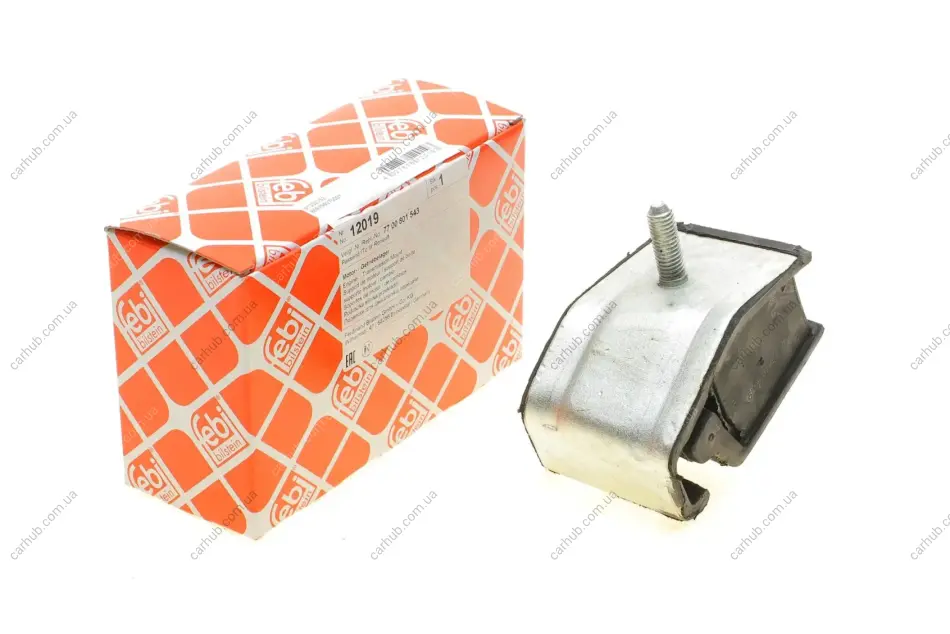 Подушка двигуна (передня) (L) Renault Megane I 1.4-1.8 88-03 FEBI BILSTEIN 12019 (фото 1)