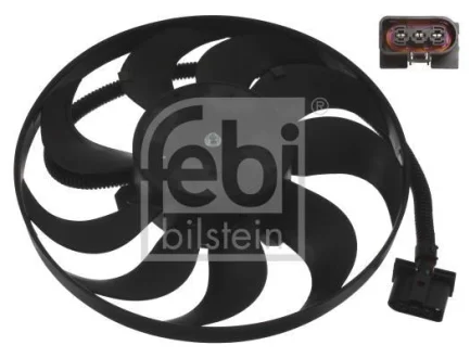 Вентилятор радіатора AUDI A3, A4 B5, TT SEAT CORDOBA, IBIZA III, LEON, TOLEDO II SKODA FABIA I, FABIA I PRAKTIK, FABIA II, OCTAVIA I, OCTAVIA II, ROOMSTER VW BORA, BORA I, FOX 1.0-3.2 11.94- FEBI BILSTEIN 14744