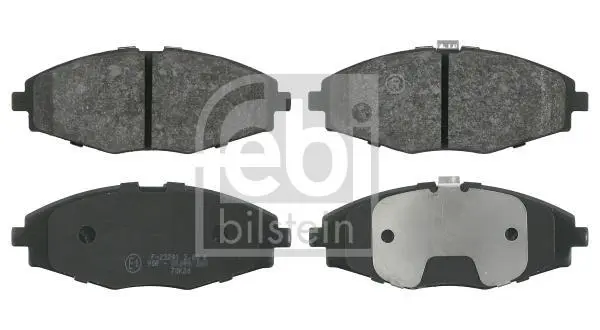 Комплект гальмівних колодок передн, CHERY QQ3 CHEVROLET CAMARO, MATIZ, SPARK DAEWOO LANOS, MATIZ FSO MATIZ 0.8-6.2 05.97- FEBI BILSTEIN 16341 (фото 1)