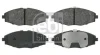 Комплект гальмівних колодок передн, CHERY QQ3 CHEVROLET CAMARO, MATIZ, SPARK DAEWOO LANOS, MATIZ FSO MATIZ 0.8-6.2 05.97- FEBI BILSTEIN 16341 (фото 1)