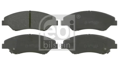 Комплект гальмівних колодок передн, KIA RETONA, SPORTAGE 2.0/2.0D 04.94-08.03 FEBI BILSTEIN 16557