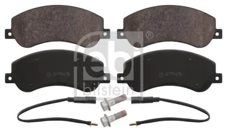 Комплект гальмівних колодок передн, FORD TRANSIT VW AMAROK 2.0-3.2D 04.06- FEBI BILSTEIN 16637
