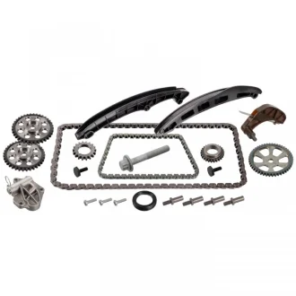 Комплект ланцюга ГРМ Seat Ibiza IV/Toledo IV 1.2 08-15/Skoda Fabia/Rapid 1.2 07-14 (130/86 ланок) FEBI BILSTEIN 170331