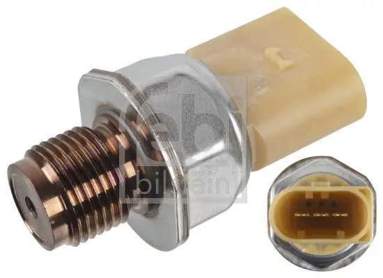 Датчик тиску палива AUDI A4 ALLROAD B8, A4 B8, A5, A6 C7, Q3, Q5, TT SEAT ALHAMBRA, EXEO, EXEO ST VW AMAROK, CADDY ALLTRACK IV, CADDY III, CRAFTER 30-50, TRANSPORTER T6 1.6D/2.0D 11.07- FEBI BILSTEIN 171255 (фото 1)
