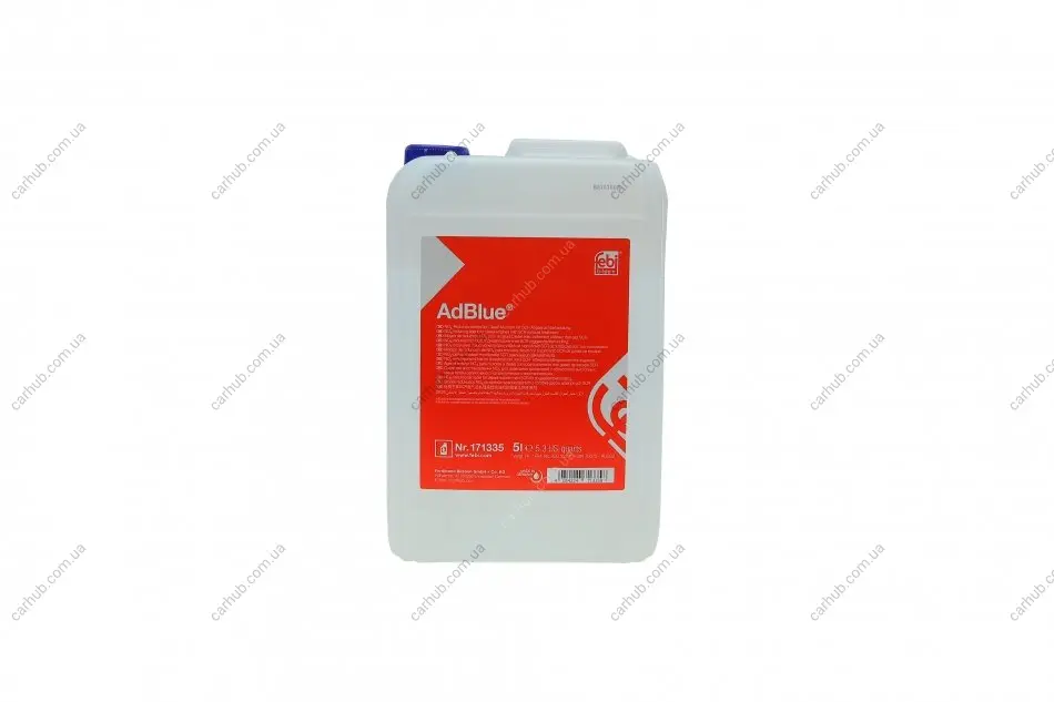 Рідина для нейтралізації відпрацьованих газів AdBlue (сечовина) (5L) FEBI BILSTEIN 171335 (фото 1)