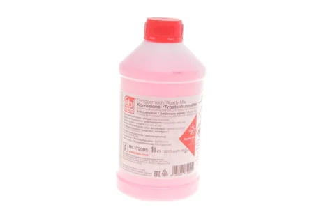 Антифриз (червоний) Readymix G12 (-35°C готовий до застосування) (1л) FEBI BILSTEIN 172005