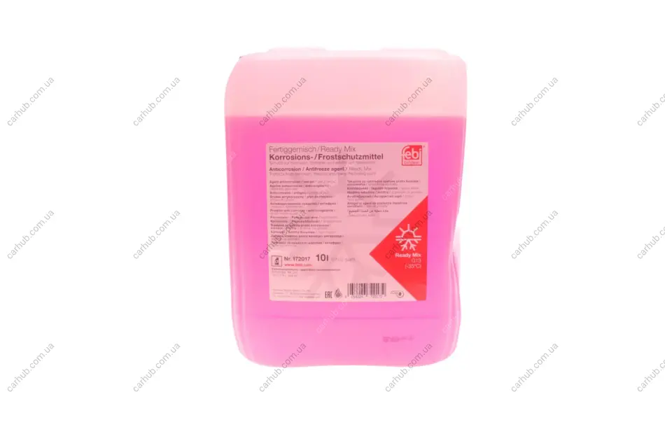 Антифриз (фіолетовий) Readymix G13 (-35°C готовий до застосування) (10 л) FEBI BILSTEIN 172017 (фото 1)