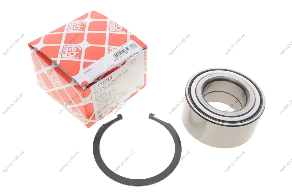 Підшипник маточини (передньої) Hyundai Santa Fe 00-/Tucson 04-10/Kia Sportage 04- (45x84x39) FEBI BILSTEIN 172778 (фото 1)