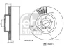 Гальмівний диск перед. BMW 3 (G20)/4 (G22)/5 (G30/G31)/X3 (G01)/X4 (G02) 16- FEBI BILSTEIN 173011 (фото 1)